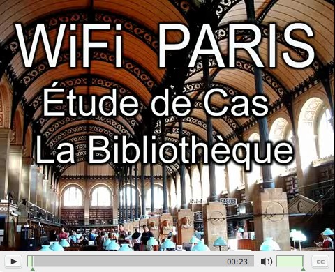 WIFI Bibliothèque de Paris et Antenne Relais mobile
