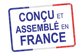 Conçu et assemblé en FRANCE